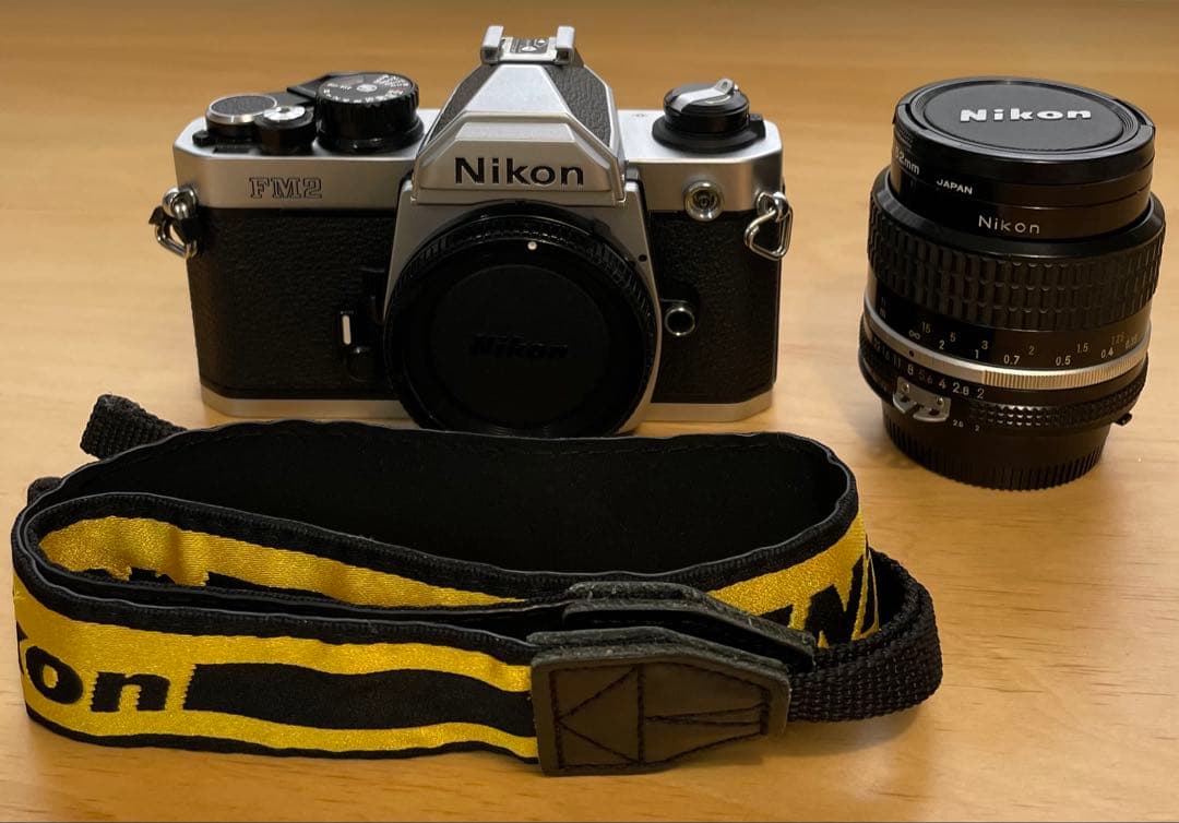 Nikon NewFM2 一眼レフ　Nikkor f/2レンズ付
