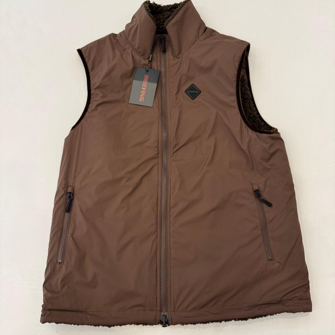 新品BRIEFING BOA QUILTED REVERSIBLE VEST