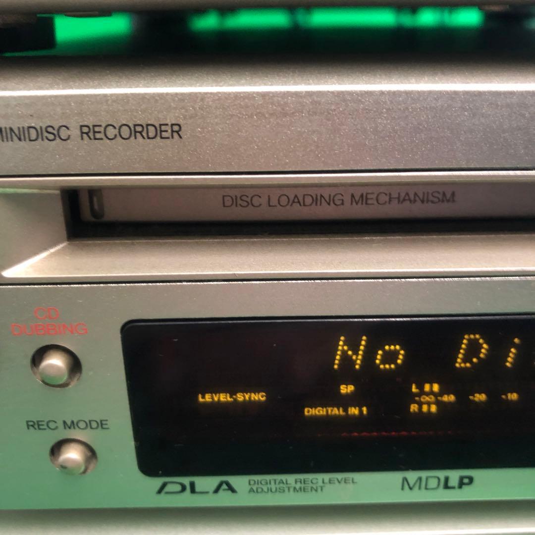 Onkyo ミニコンポ CDデッキ MDデッキ イコライザー アンプ プロセッサ