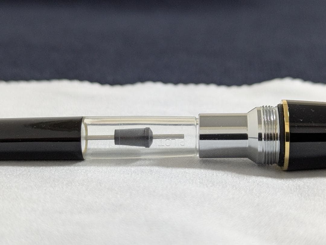 【美品】試し書きのみ カスタムURUSHI FM パイロットPILOT 朱漆