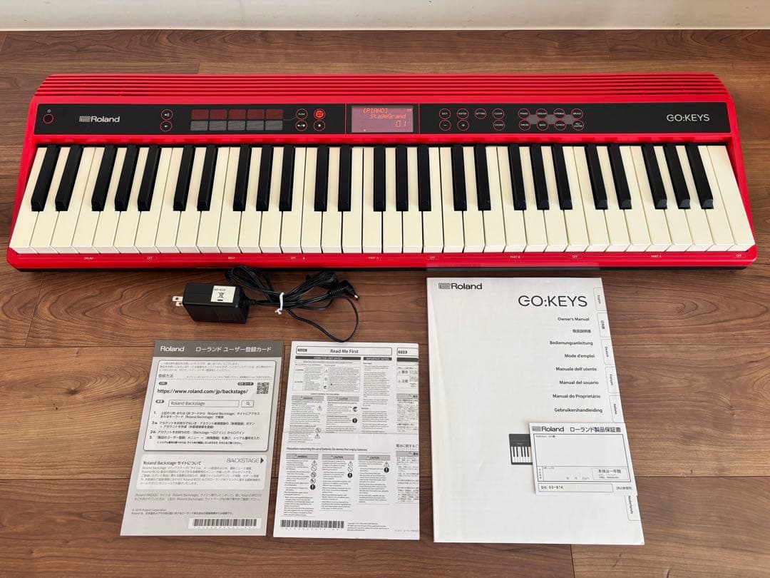 【美品・専用ケース付】Roland GO:KEY キーボード　GO-61K