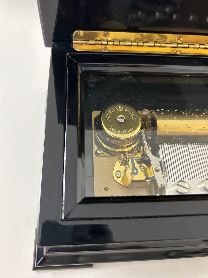 REUGE メカニカルミュージックボックス 花のインレイ