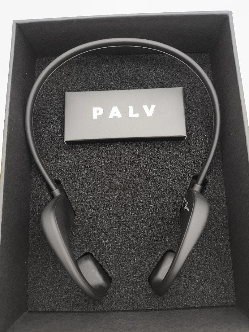 PALV 骨伝導イヤホン ブラック 専用ハードケース付き