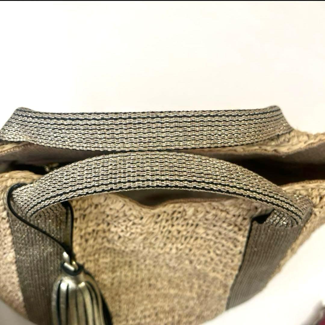 【最終価格】⭐️極美品⭐️VIOLAd'ORO ヴィオラドーロ バッグ かごバッグ