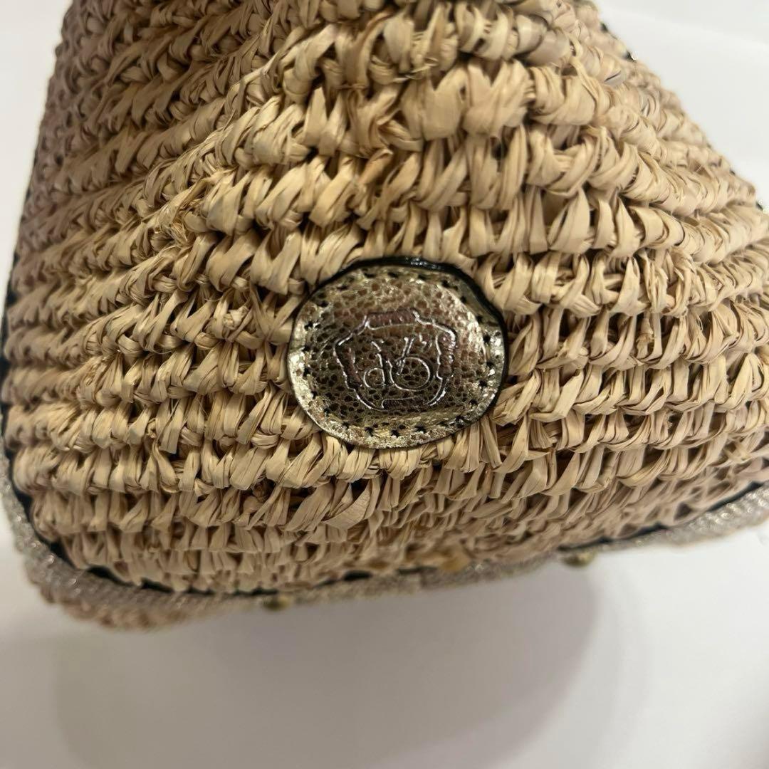 【最終価格】⭐️極美品⭐️VIOLAd'ORO ヴィオラドーロ バッグ かごバッグ