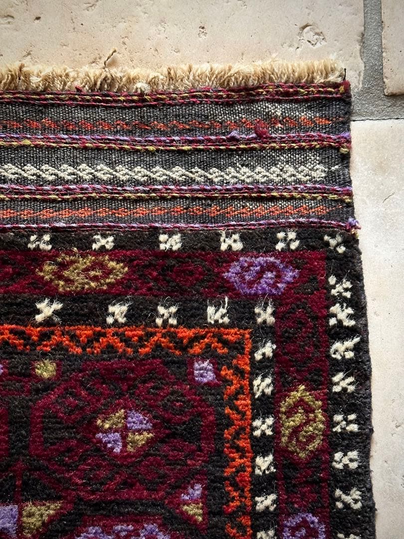 トライバルラグ　ヴィンテージラグ　バルーチ族　アフガンラグ　プリミティブアート