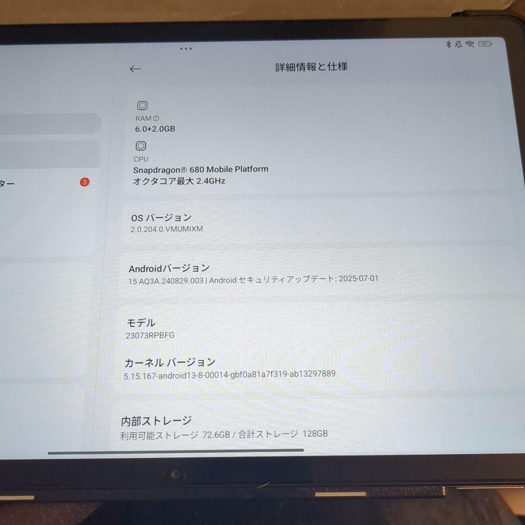Redmi Pad SE グラファイトグレー 11型 /Wi-Fi//128GB