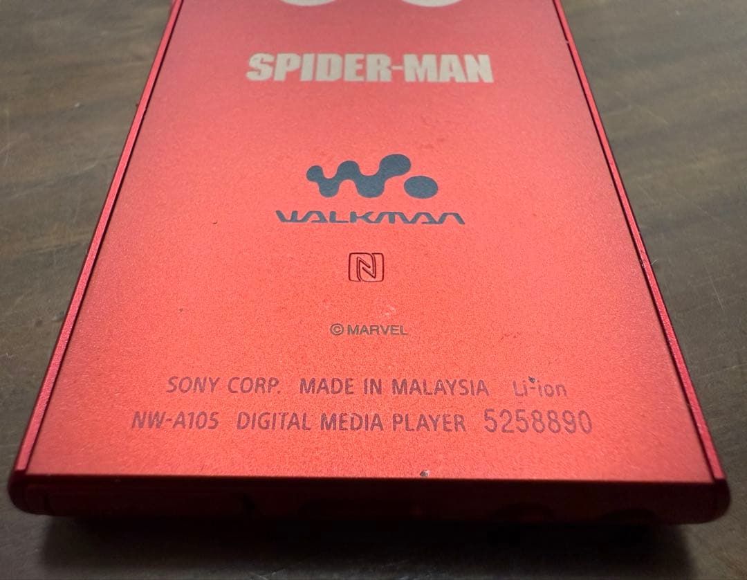 SONY NW-A105 スパイダーマン　限定　16GB
