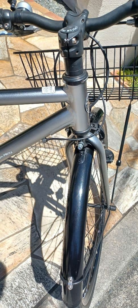 子供　スレイド　クロスバイク　26インチバスケット付き