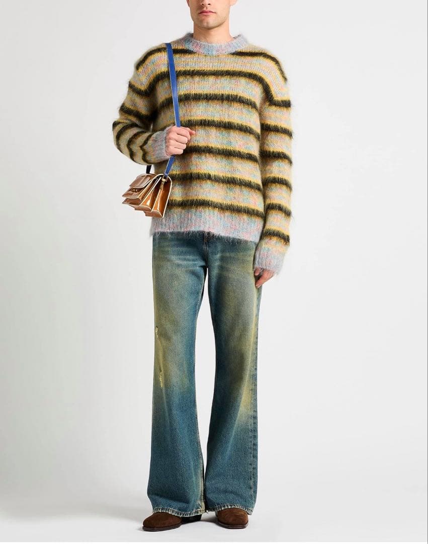 MARNI ストライプモヘアジャンパー　ニット　44 期間限定最終値下げ
