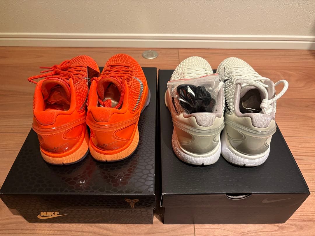 2足 Nike Kobe 6 Protro Sail&Total Orange