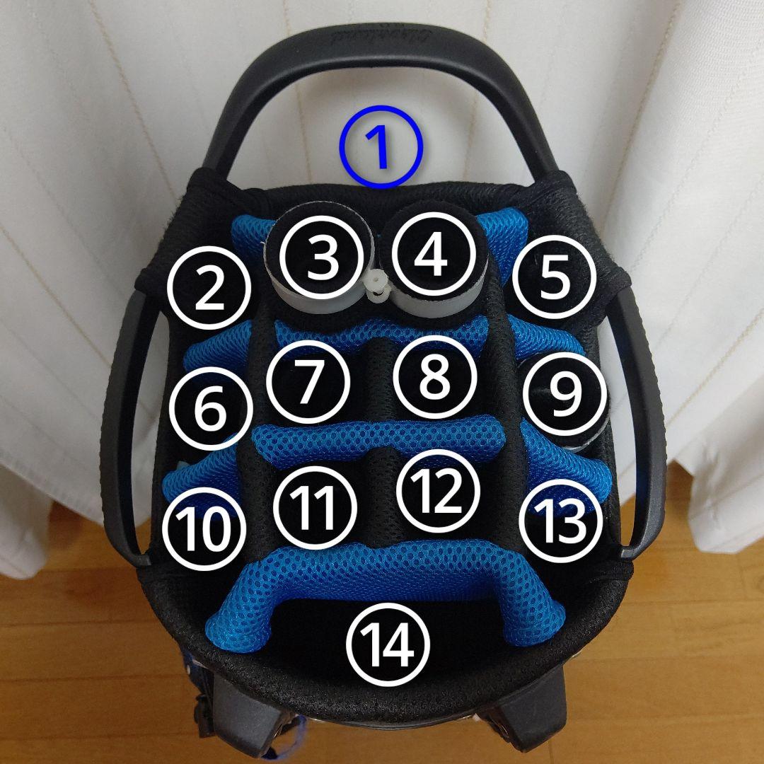 【14本セパレート】Cleveland キャディバッグ