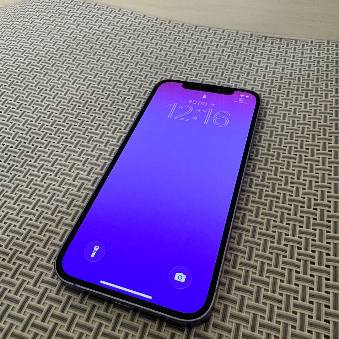 【iFaceケース付】iPhone 12 128GB パープル SIMフリー