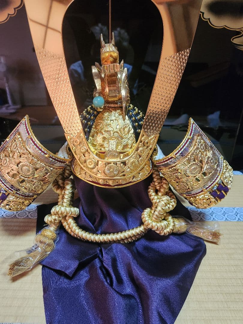 五月人形　兜　飾り台　弓矢刀　屏風　弓太刀飾り　こどもの日　武者　刀　日本