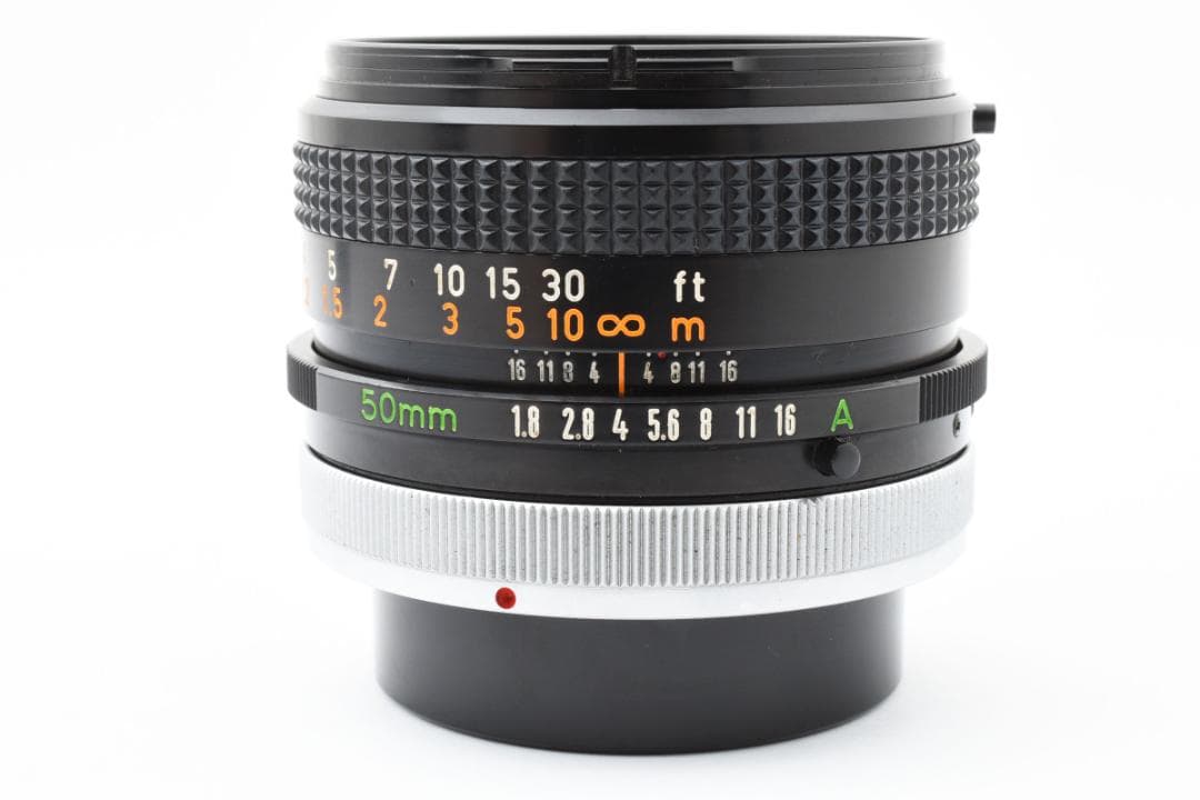 超美品 CANON FD 50㎜ f1.8 S.C MF レンズ　B772