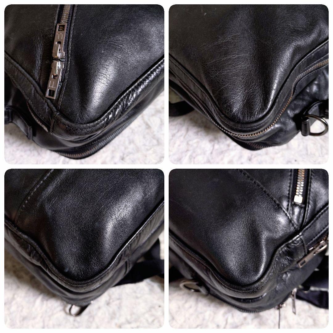 LUGGAGE LABEL　ELEMENT　ブリーフケース　レザー　ブラック