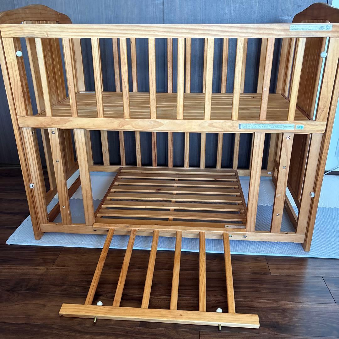 木製 ベビーベッド
