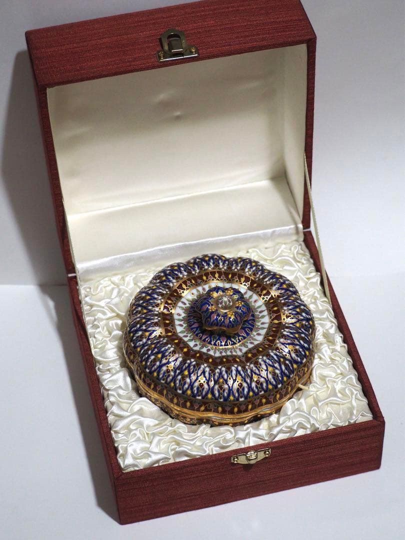 未使用　タイ土産　ハンカチ　ベンジャロン焼き 蓋物　まとめ売り