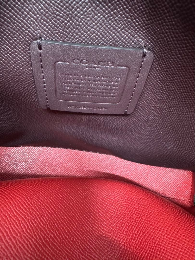 美品 COACH 2way ブラックレザー モリー ショルダーバッグ