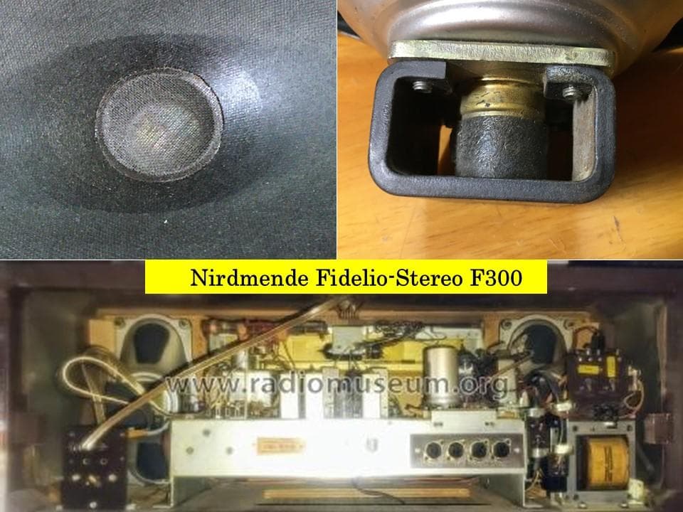 西独 Nordmende レア ビンテージフルレンジP1123 システム ペア