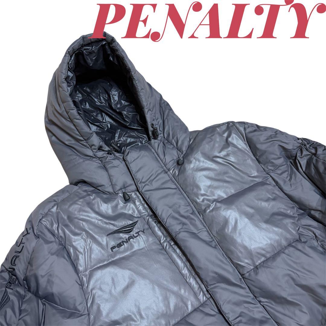 未使用級　ペナルティ penalty ダウンロングコート　サッカーベンチコート