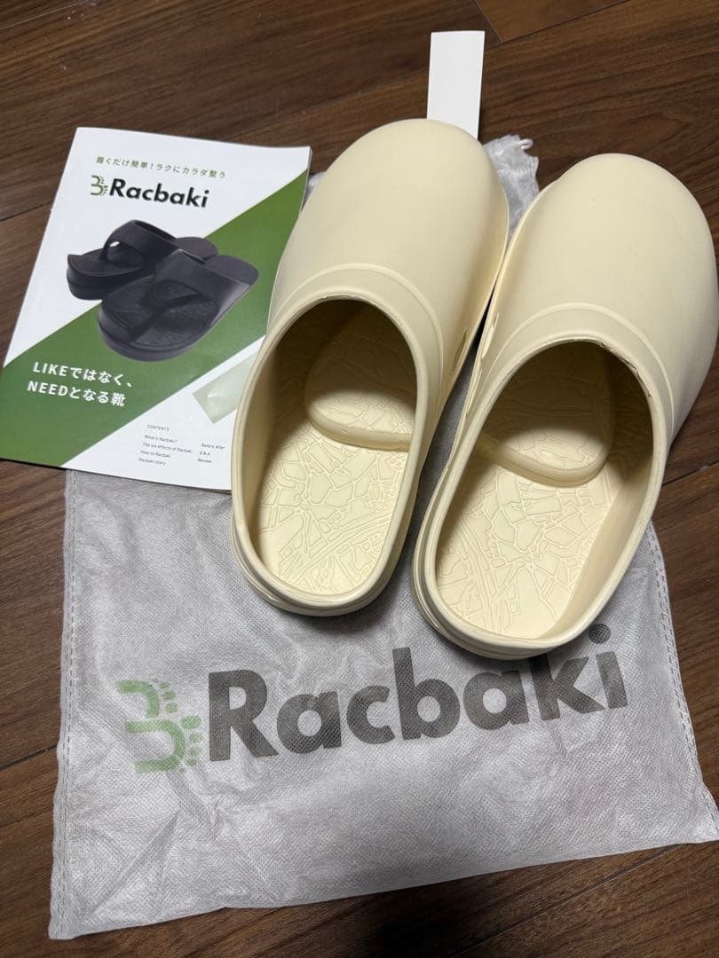 Racbaki イージーサボサンダル　ナチュラル