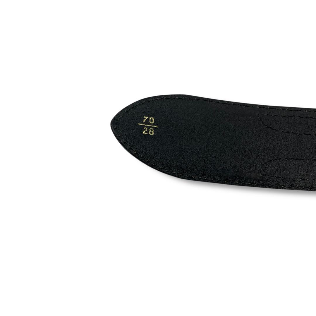 グッチ ベルト マーモント GG レザー 70/28 ブラック