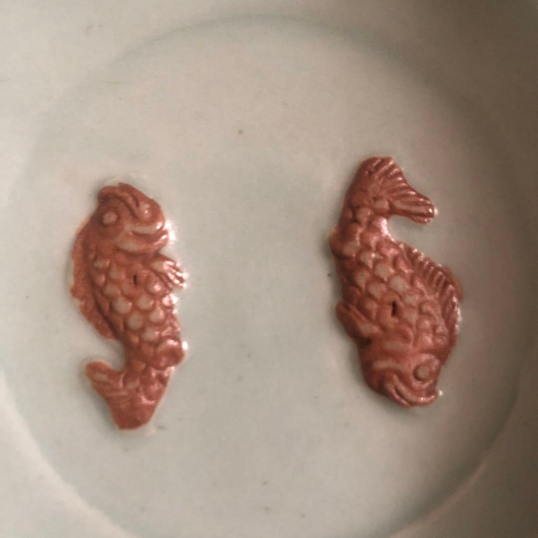 値下げ　宋 青磁雙魚洗 水洗 青磁盘