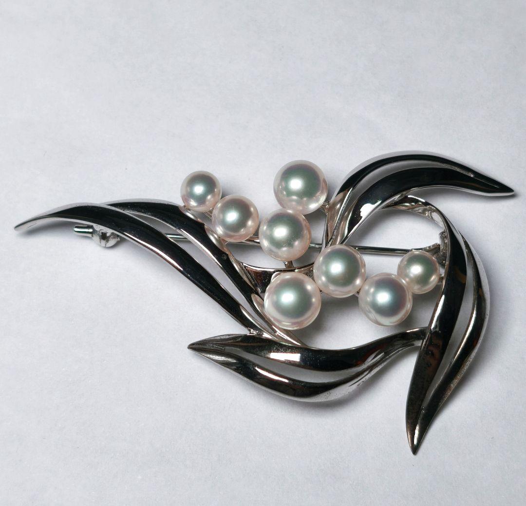 【美品 最高級】ミキモト ブローチ パール フォーマル 皇室御用達 正規品