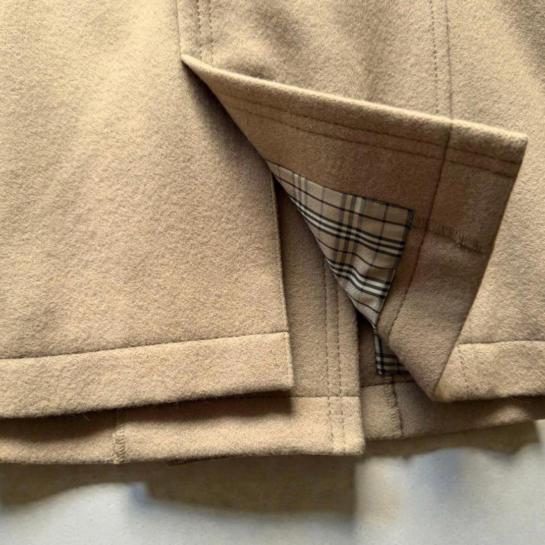 美品✨バーバリーブルーレーベル ウールPコート ベージュ 通勤 秋冬