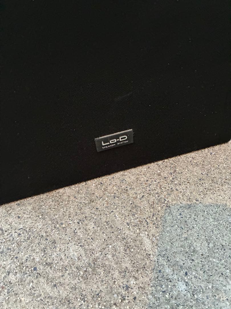 Lo-D ブラックタワースピーカー 2台セット　引き取り限定　三重県伊勢市