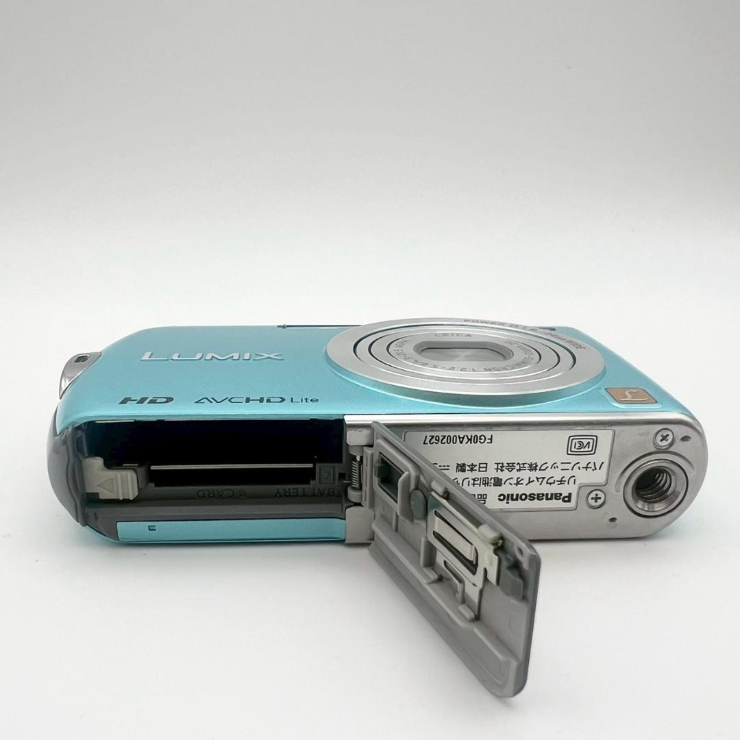 【完動品】Panasonic LUMIX DMC-FX70 コンデジ ブルー