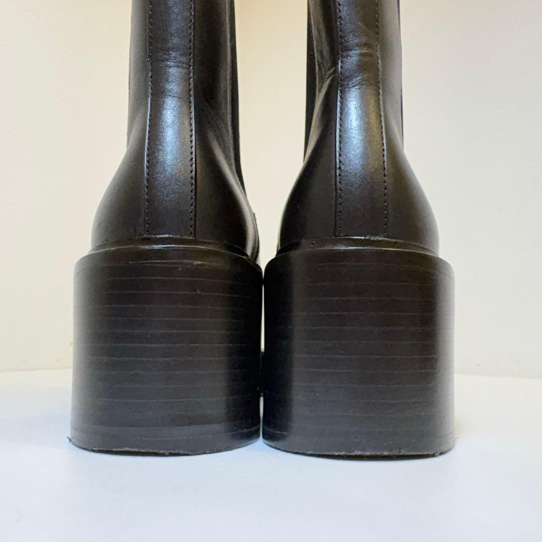 最終値下げ‼️COACH サイドゴアブーツ 高ヒール 23cm