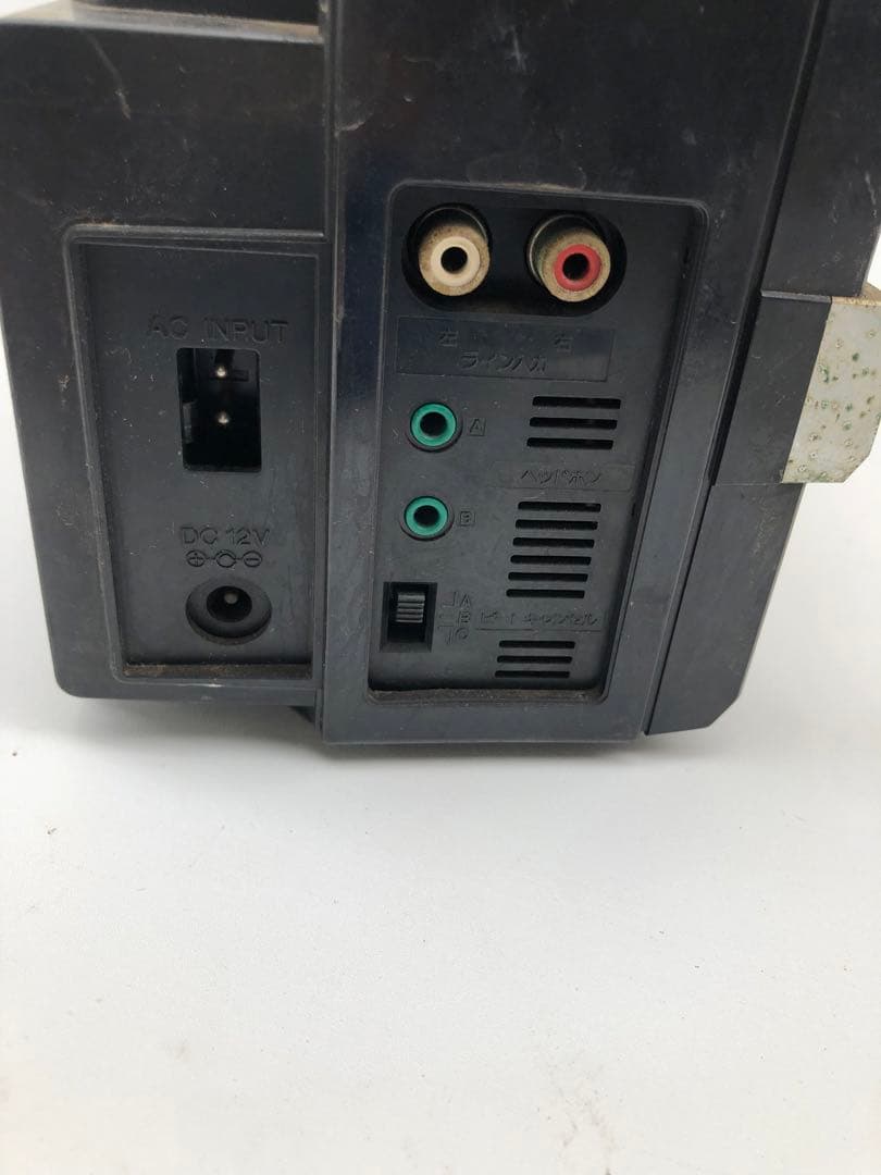 SHARP QT-77BK ブラック ラジカセ レトロ(D1 54)