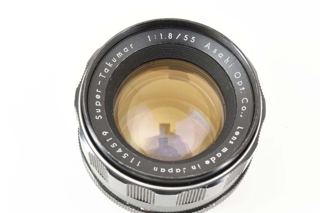☆前期型☆ Super Takumar 55mm F1.8 フード付 F0111