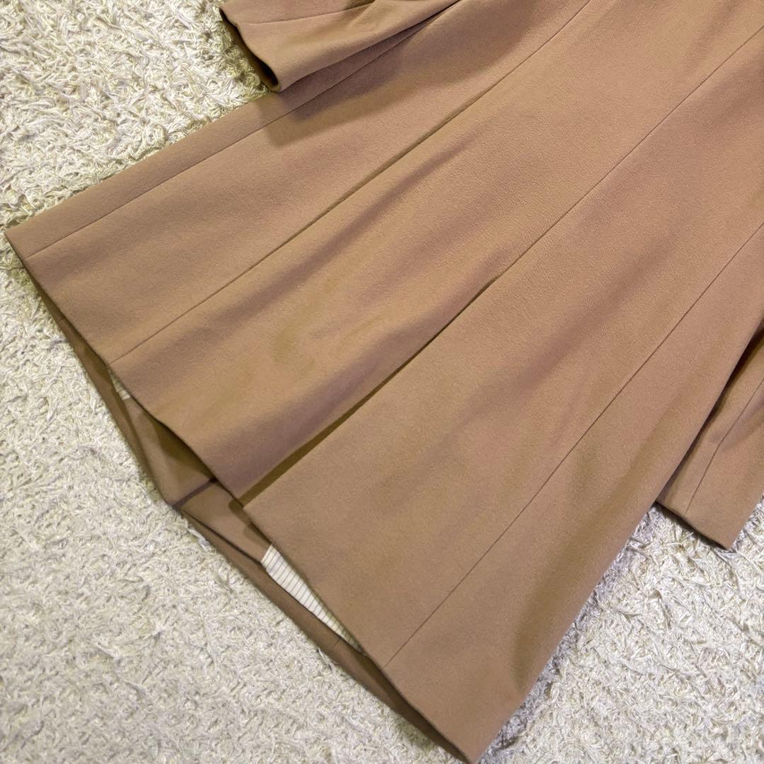 23区　イタリア製　高級生地　ロロピアーナ　ショールカラー　ウール　コート　40