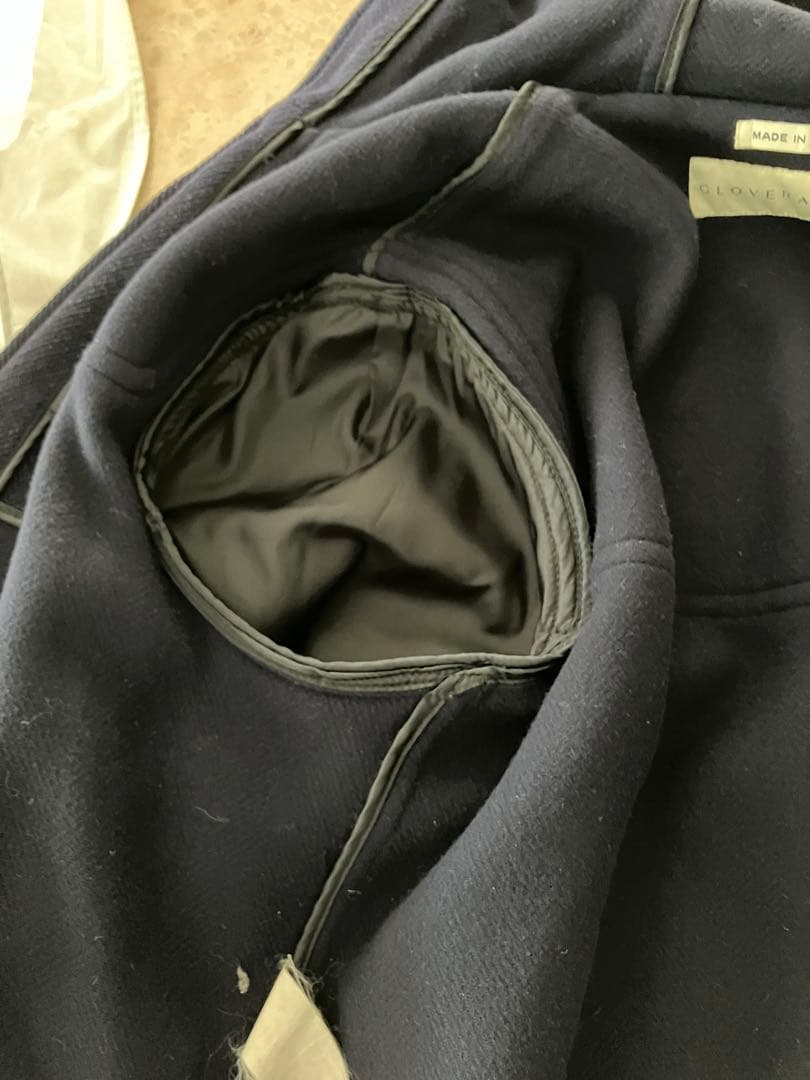 グローバーオール 　ダッフルコートヘリンボーン　キングストン　サイズUK38