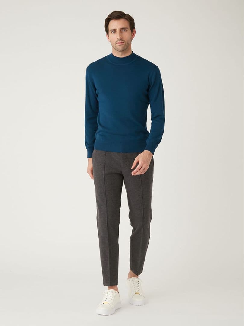 AOURE/FIORE+ モックネックニット