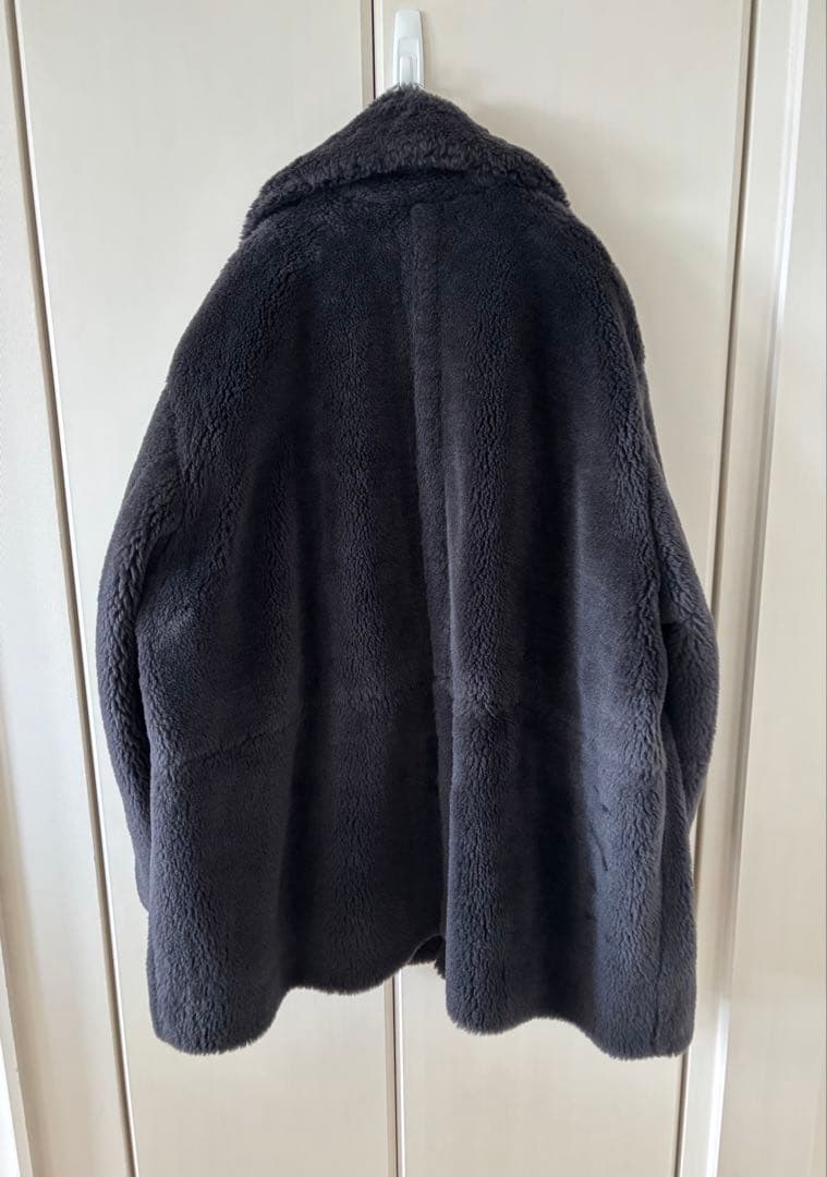 値下げ！　極美品　カオス ウールボアダブルコート スミクロ フリー