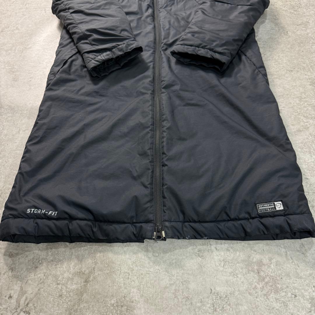 完売品■NIKE ナイキ【M】ベンチコート スポーツ観戦 サッカー ブラック