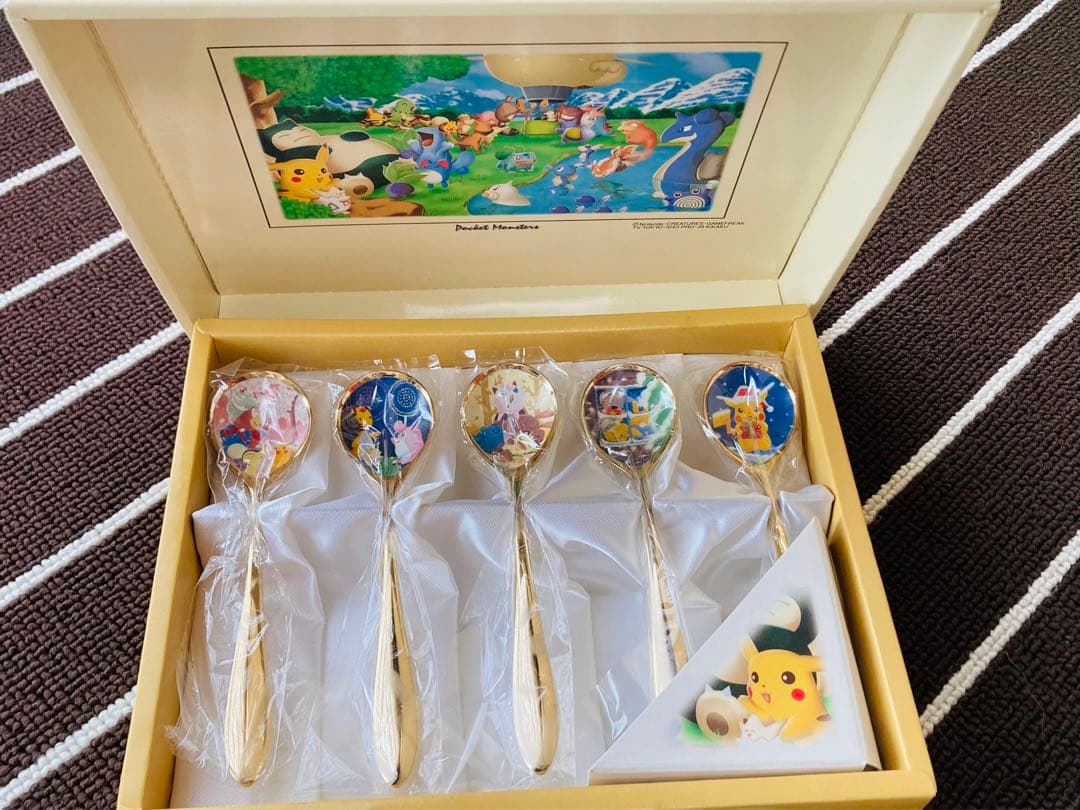 四季のポケモン (ゴールド) スプーン 5本セット FS-C5