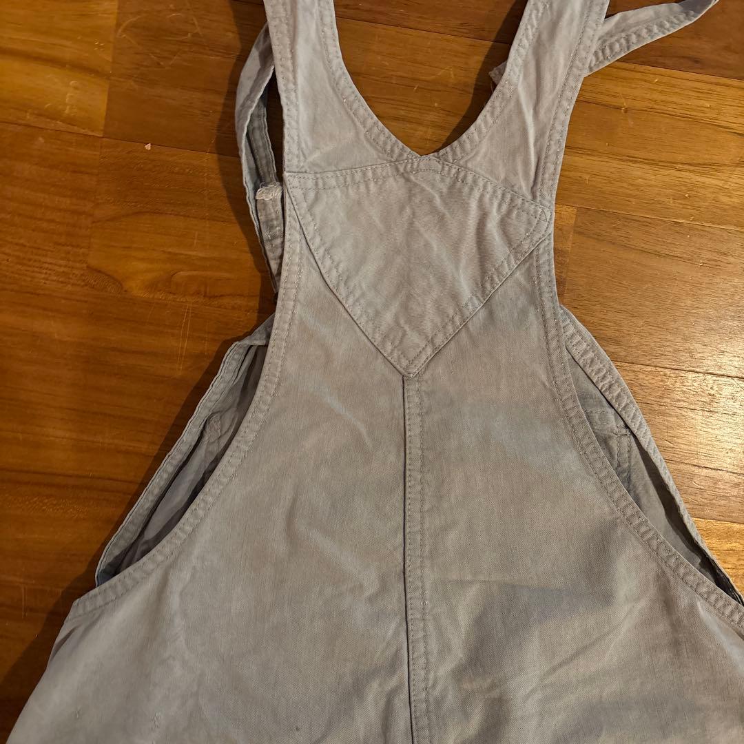 Carhartt ハートタグ ライトグレー オーバーオール　40s 50s