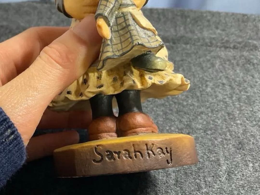 【限定1000体】アンリ（ANRI）/Sarah Kay（サラ・ケイ）木彫り人形