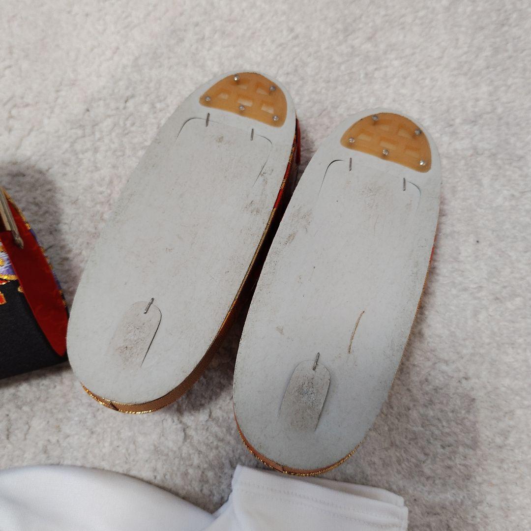 七五三 3歳 正絹 着物 被布 バッグ 草履 小物 セット 部分絞り