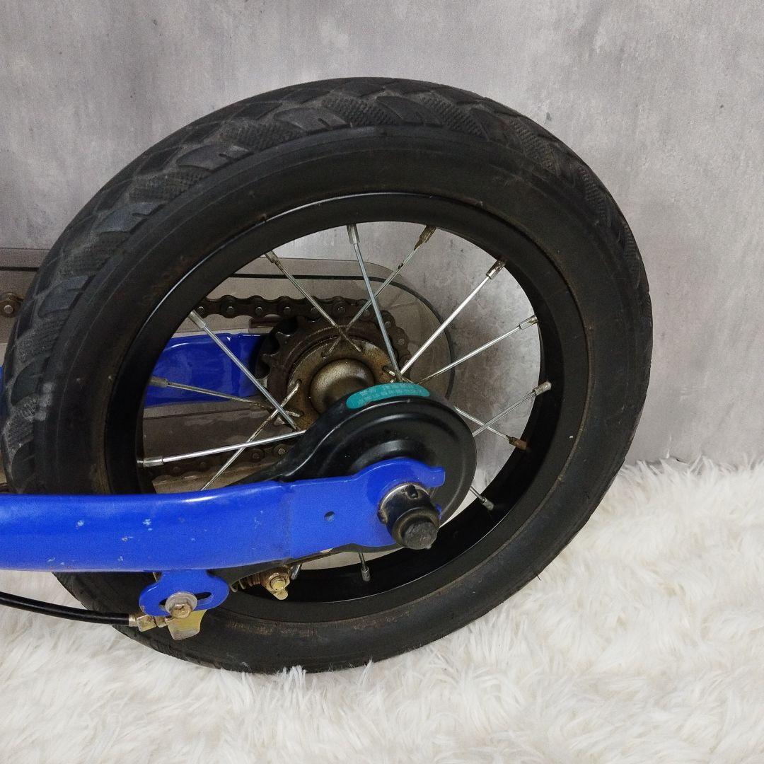 【美品】Henshin Bike へんしんバイク 12インチ 青 スタンド付