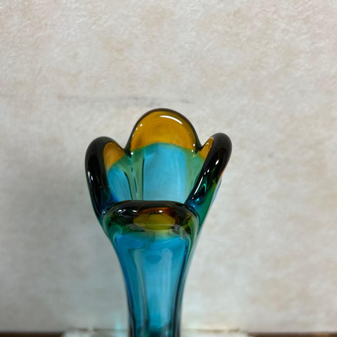 青緑グラデーション フラワーベース