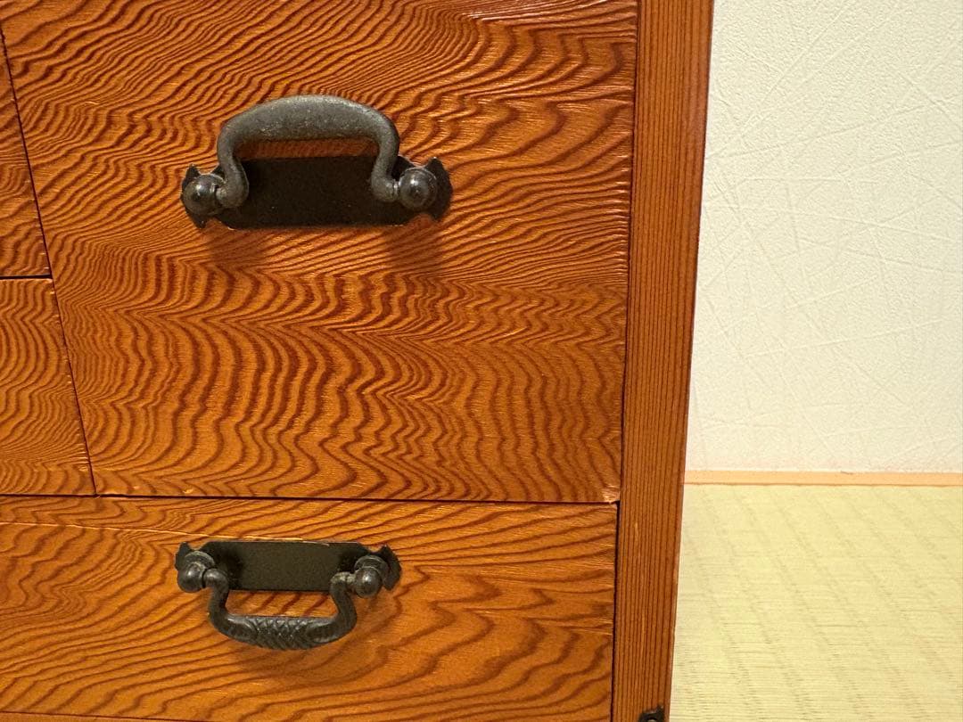 ソーイングボックス？小箪笥　小物入れ　世界遺産　屋久杉3段引出　工芸品　さつま印