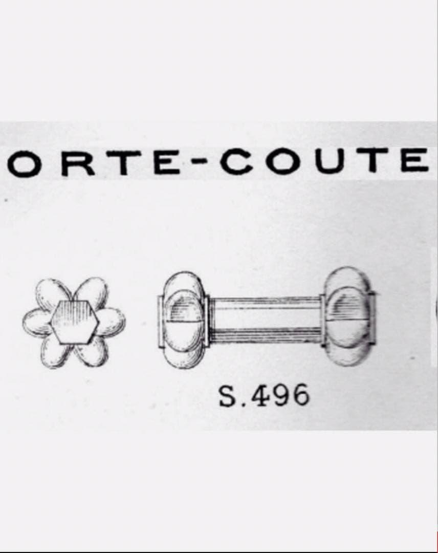 希少オールドバカラBACCARATナイフレスト☆箸置きペア☆クリスタル100年前