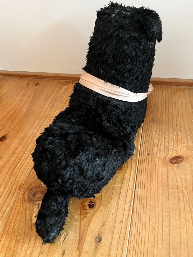 アンティーク　犬　ぬいぐるみ　フランス　蚤の市