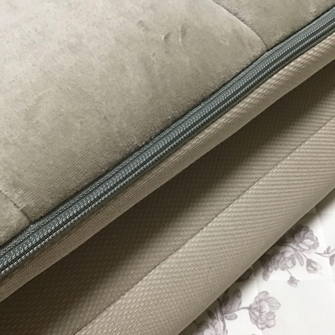 美品☆エアウィーヴ 四季布団ベージュ シングル敷き布団 収納バッグ付き